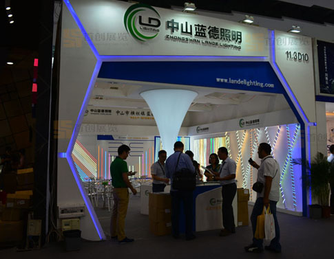 藍(lán)德照明  展臺(tái)設(shè)計(jì)