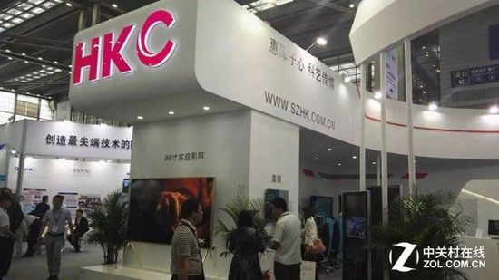 HKC展臺新品在CITE2016展會上眾多人氣爆棚(圖1) CITE2016展會 HKC展臺新品眾多人氣爆棚