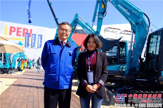 山河智能“綠精靈”亮相德國寶馬展(圖2) \