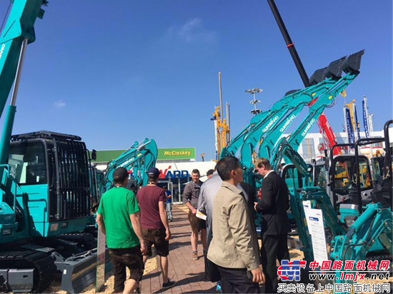 山河智能“綠精靈”亮相德國寶馬展(圖4) \