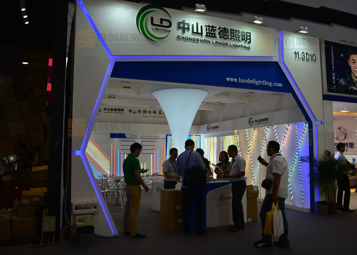 藍(lán)德照明 展臺(tái)設(shè)計(jì)(圖1) 藍(lán)德照明 展臺(tái)設(shè)計(jì)(圖1)