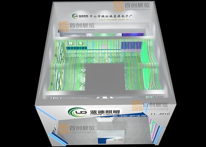 藍(lán)德照明 展臺(tái)設(shè)計(jì)(圖2) 藍(lán)德照明 展臺(tái)設(shè)計(jì)(圖2)